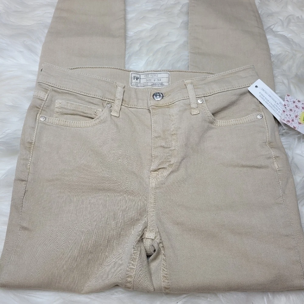 Free People High Rise Ankle Skinny Stretch Pant - Picture 8 of 12